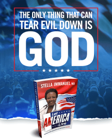 The only thing that can tear evil down is God