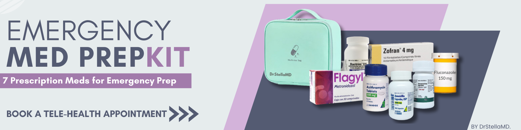 Emergency med prep kit banner