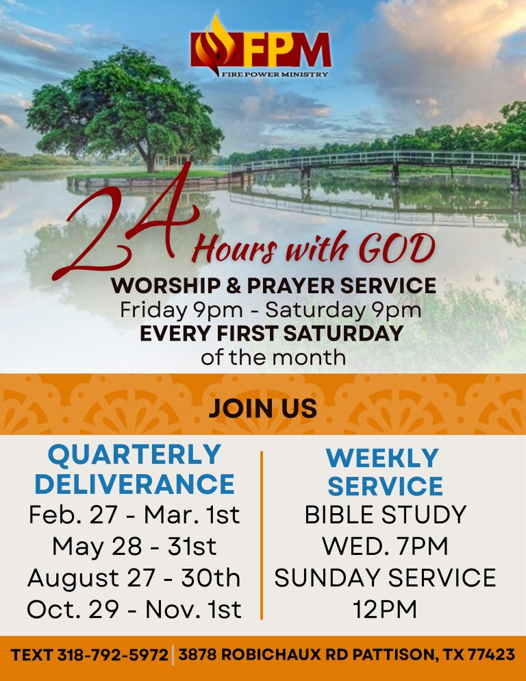 Fire Power Ministry Event